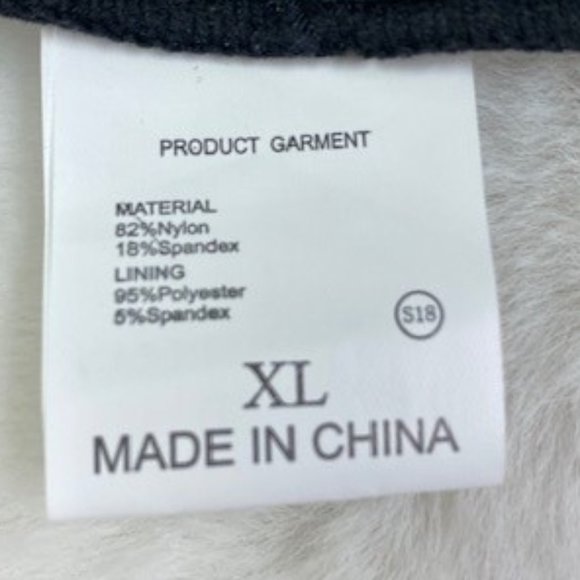 NEW Black 2 Piece Bikini Swimsuit Bandeau High Waist‎ French Cut, size XL - Picture 10 of 11